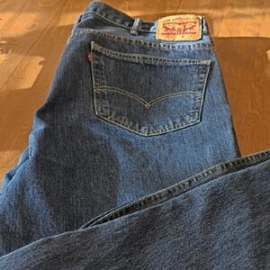 Levi's Classic Straight Men's Jeans in Denim Blue Mens Size 44x34